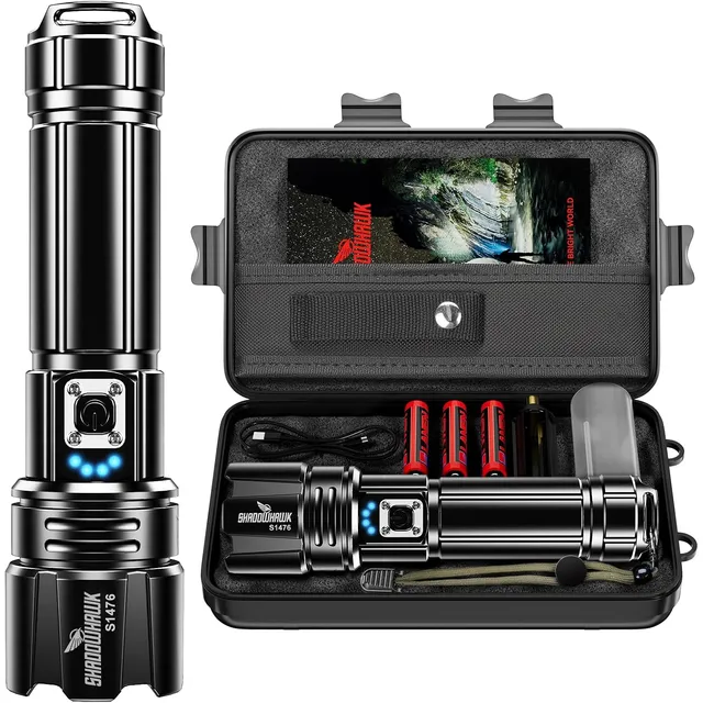 Shadowhawk S1476 Zoom Flashlight – Single torch