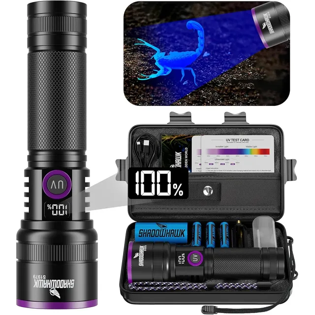 Shadowhawk S1979 365 nm UV Flashlight – Single torch